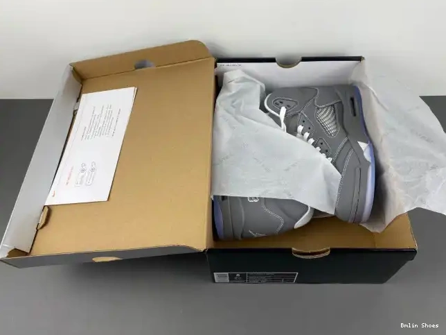 Bmlin Shoes Air Retro Wolf Grey Jordan 5 136027-005 0623